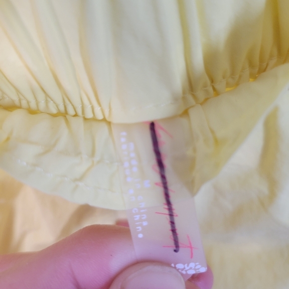 NWOT Free People In The Wild Shorts Yellow Medium - Picture 5 of 6